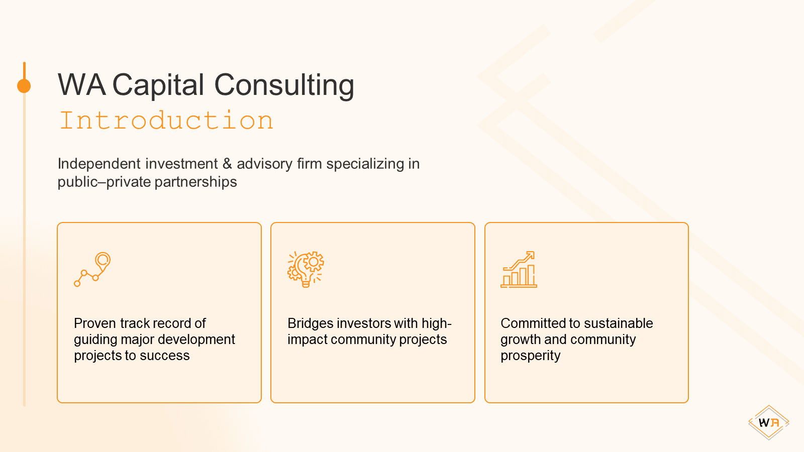 Finished pitch deck slide delivered by DeckFlix